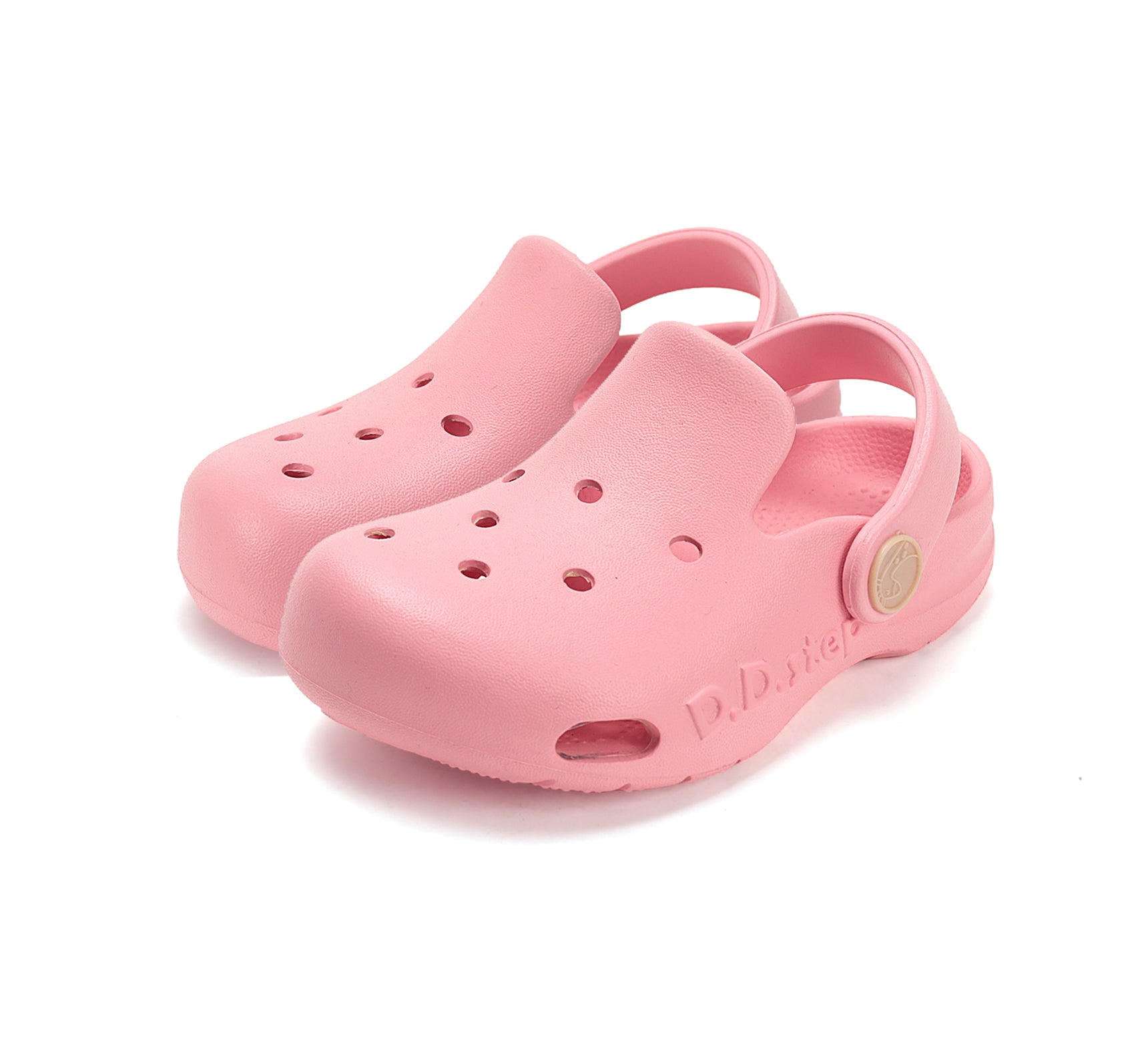 D.D.Step papuci fete din cauciuc tip sabot 22-33 Water Lily Pink