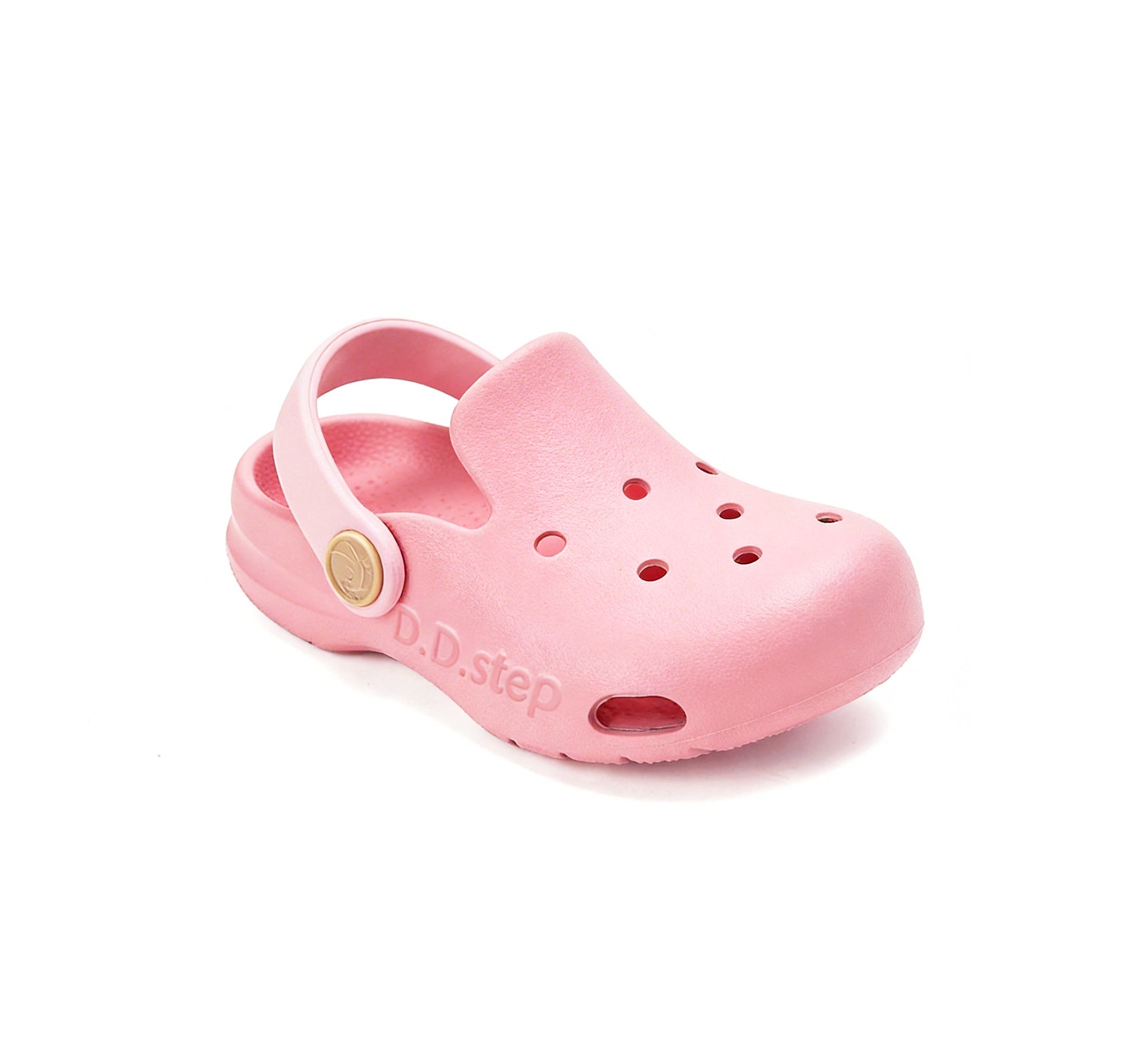 D.D.Step papuci fete din cauciuc tip sabot 22-33 Water Lily Pink