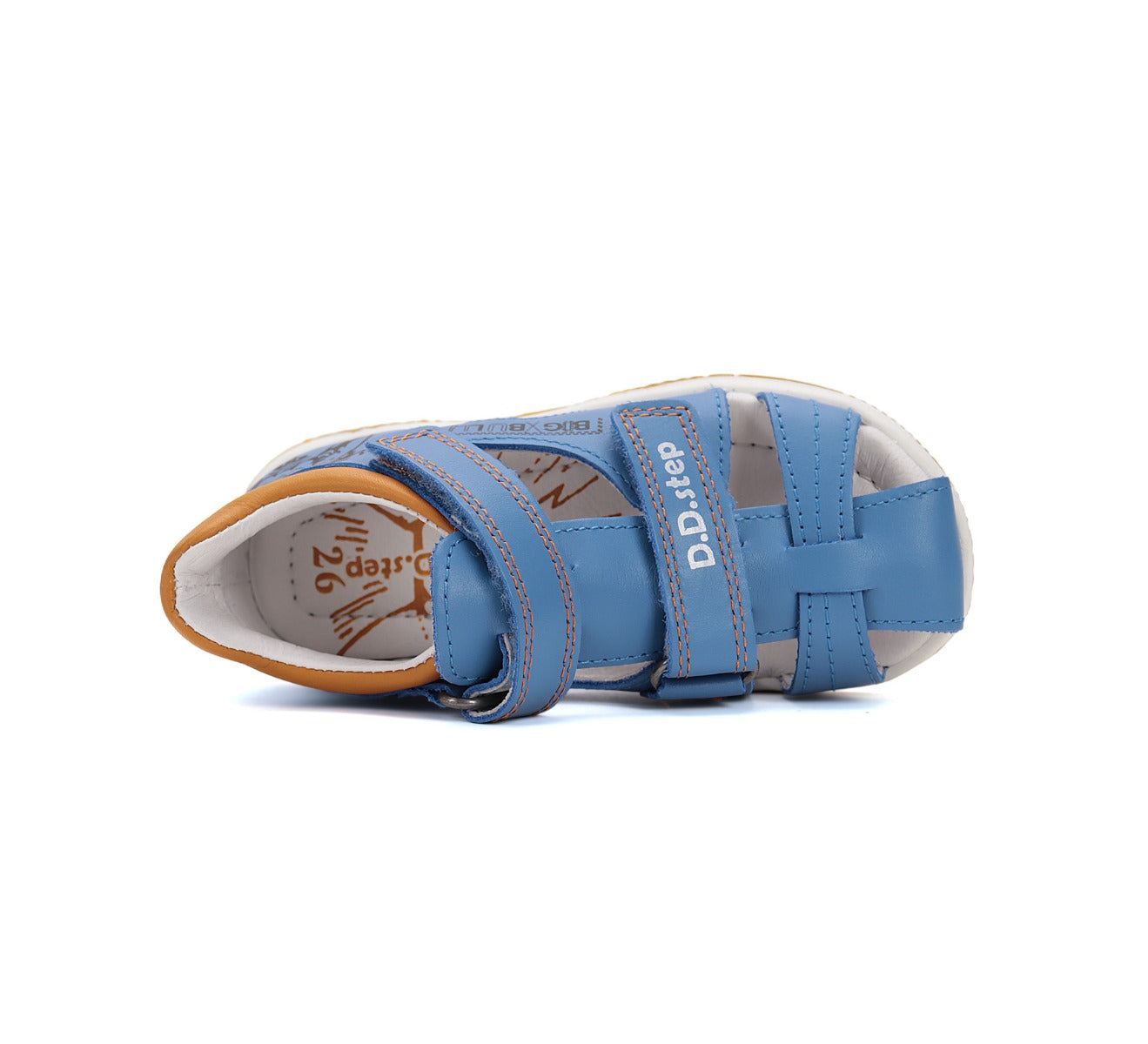 D.D.Step sandale baieti 25-30 Bermuda Blue cu caine