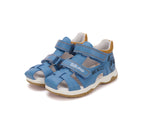 D.D.Step sandale baieti 19-24 Bermuda Blue cu caine