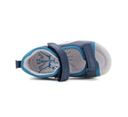 D.D.Step sandale baieti 19-24 Bermuda Blue cu stea