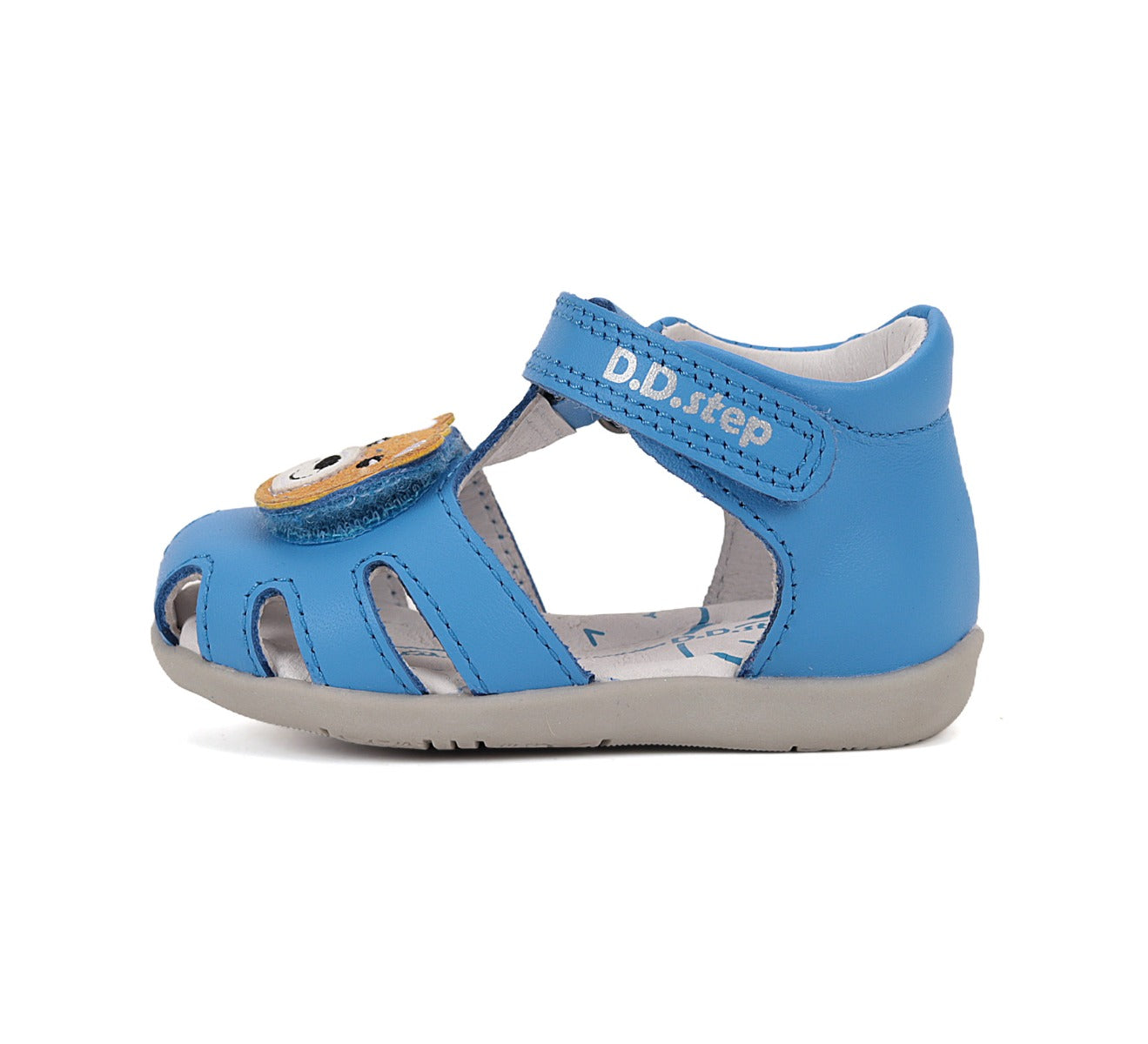 D.D.Step sandale baieti 19-24 Calypso Sky cu ursulet