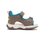D.D.Step sandale baieti 19-24 Chocolate cu stea