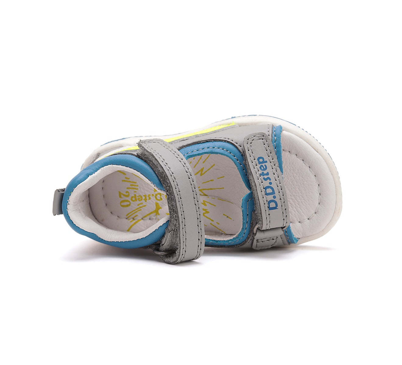 D.D.Step sandale baieti 19-24 Grey cu stea