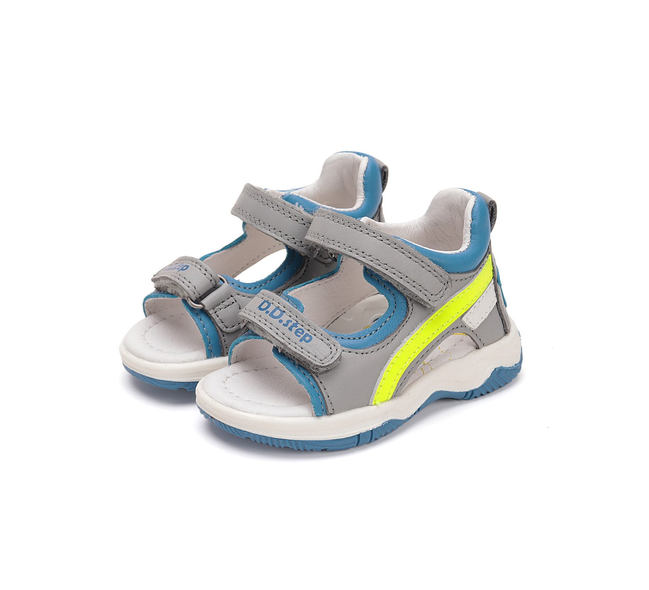 D.D.Step sandale baieti 19-24 Grey cu stea Imagine principală a produsului