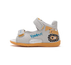 D.D.Step sandale baieti 25-30 Light Grey cu excavator