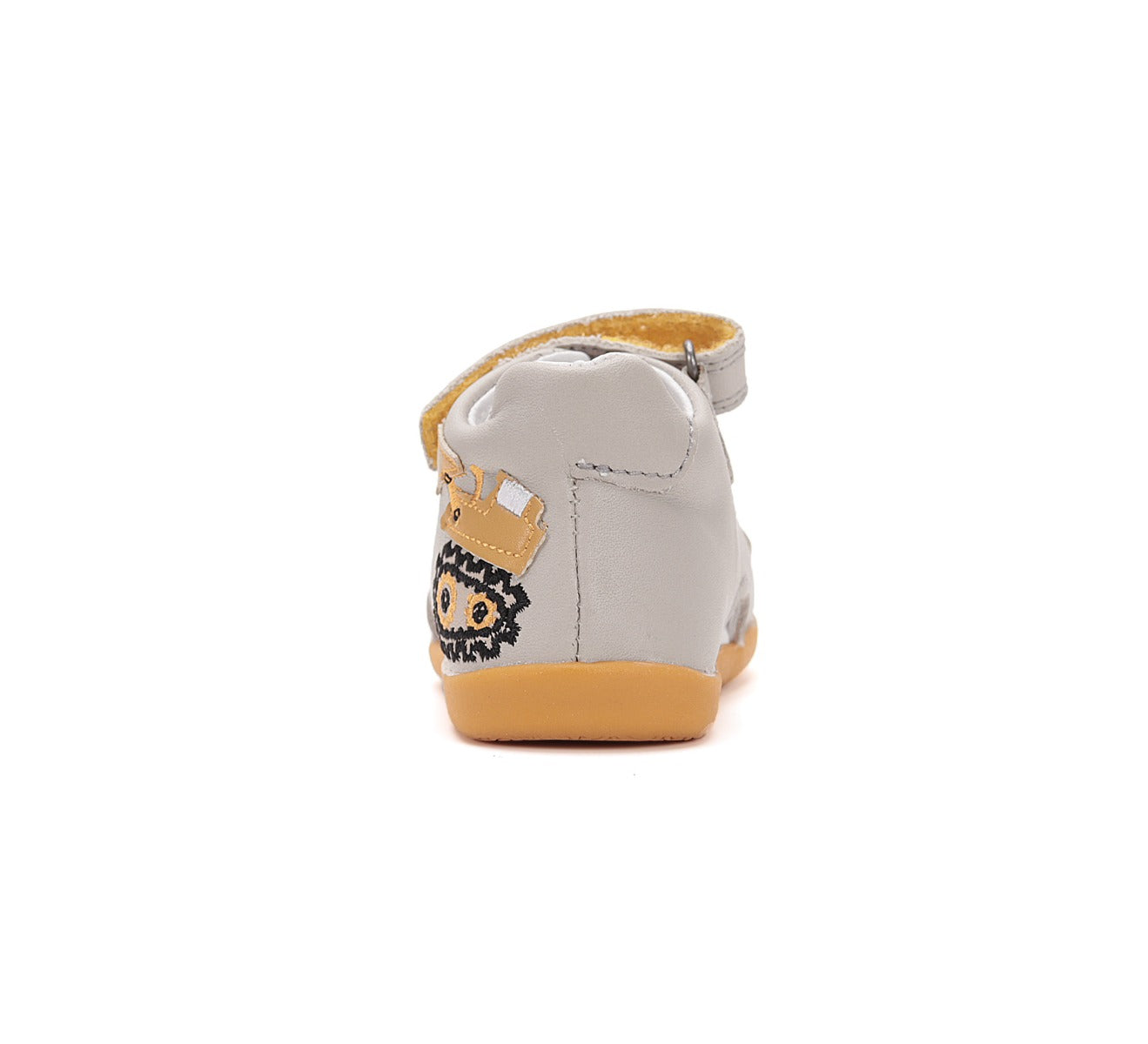 D.D.Step sandale baieti 19-24 Light Grey cu excavator