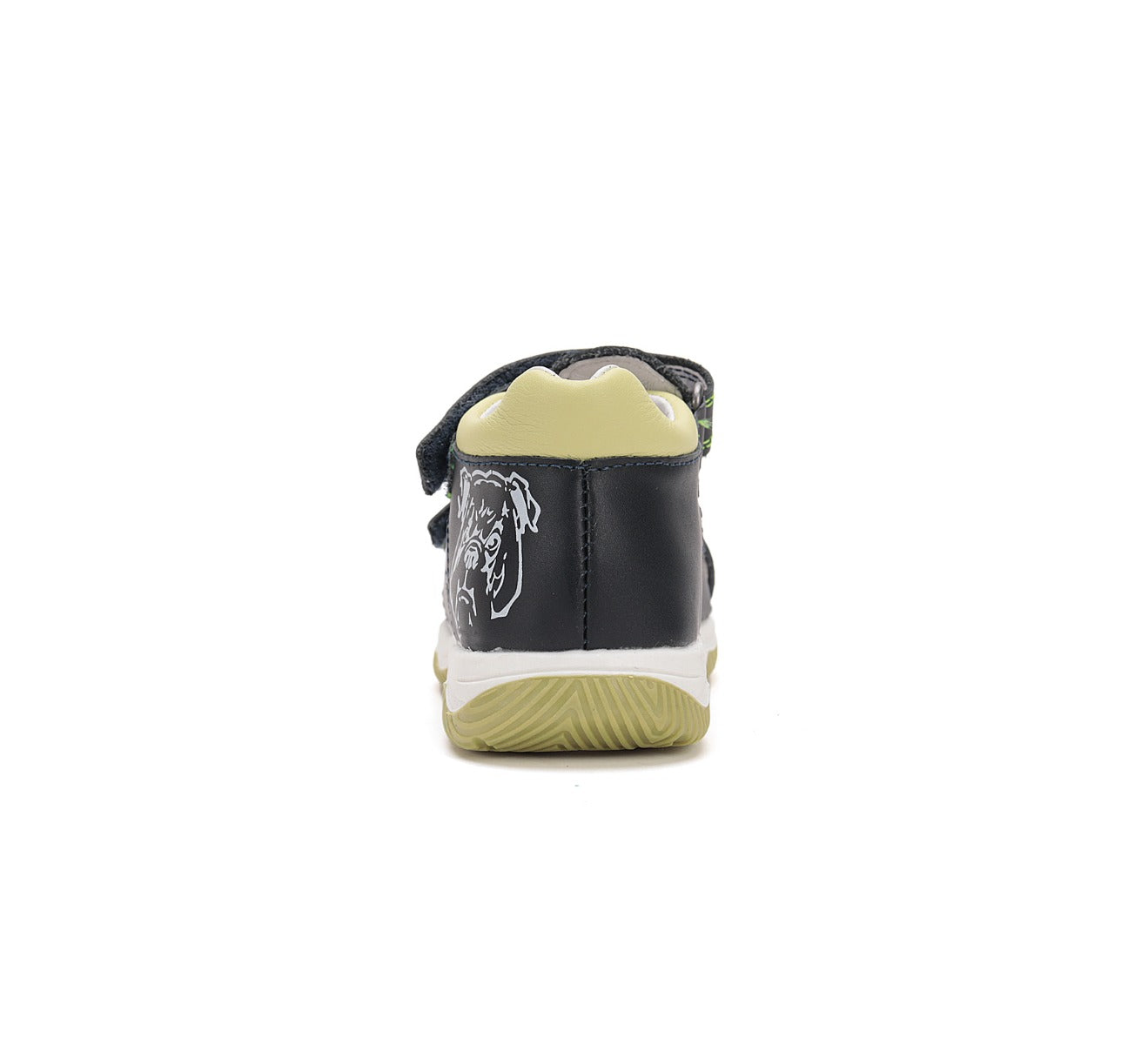 D.D.Step sandale baieti 19-24 Royal Blue cu caine