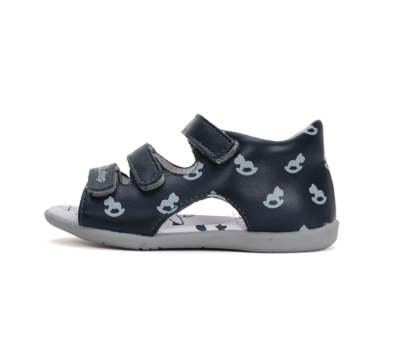 D.D.Step sandale baieti 19-24, Royal Blue cu calut balansoar Imagine secundară a produsului