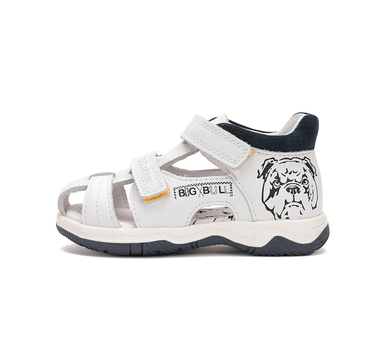 D.D.Step sandale baieti 25-30 White cu caine