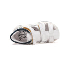 D.D.Step sandale baieti 19-24 White cu caine