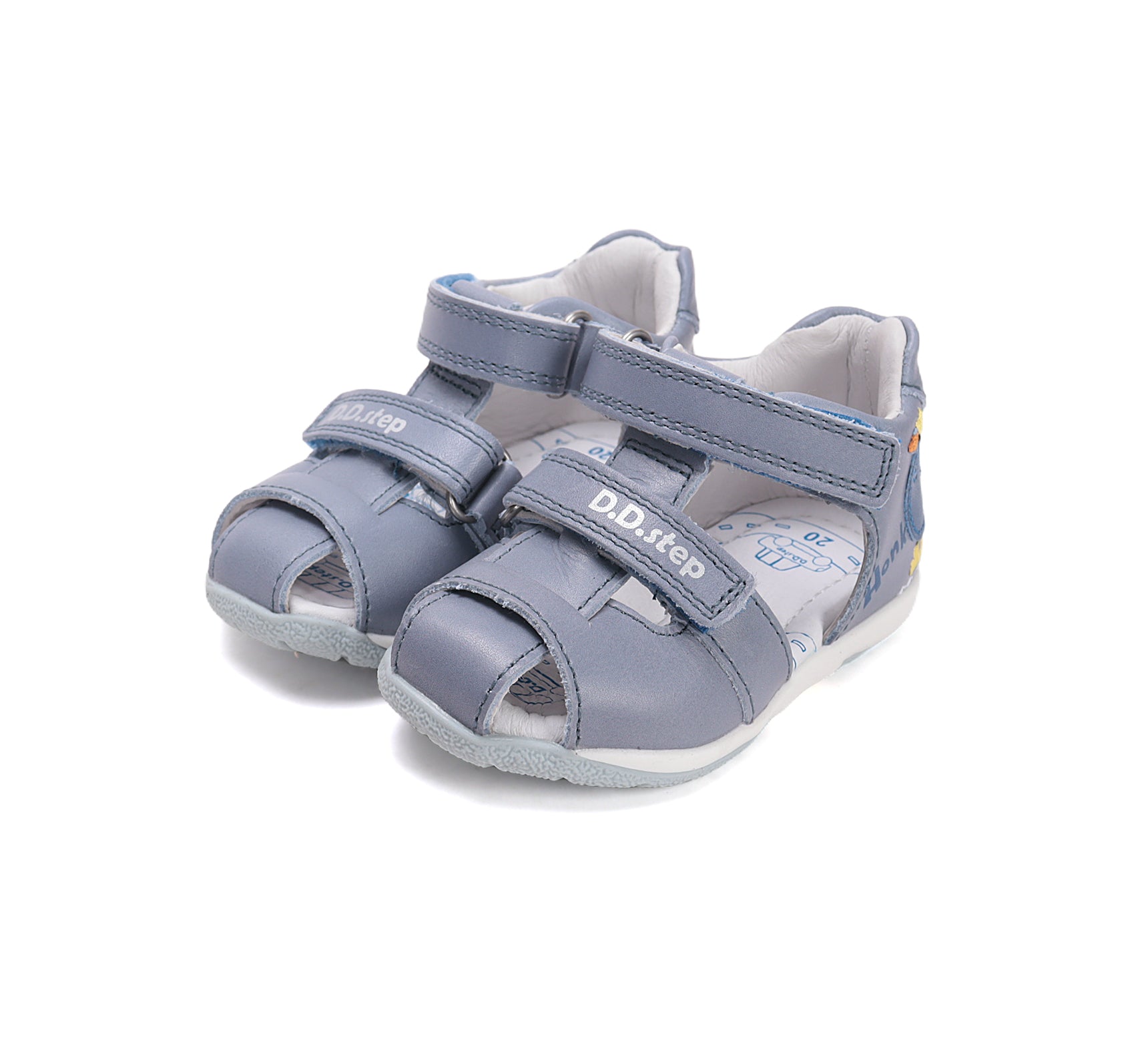 D.D.Step sandale baieti 20-25 Aero Blue cu pusisor Imagine principală a produsului