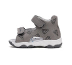 D.D.Step sandale baieti 26-31 Grey cu pizza