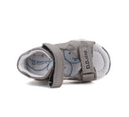 D.D.Step sandale baieti 20-25 Grey cu pizza