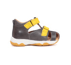 D.D.Step sandale baieti 20-25 Marine Grey cu ursulet