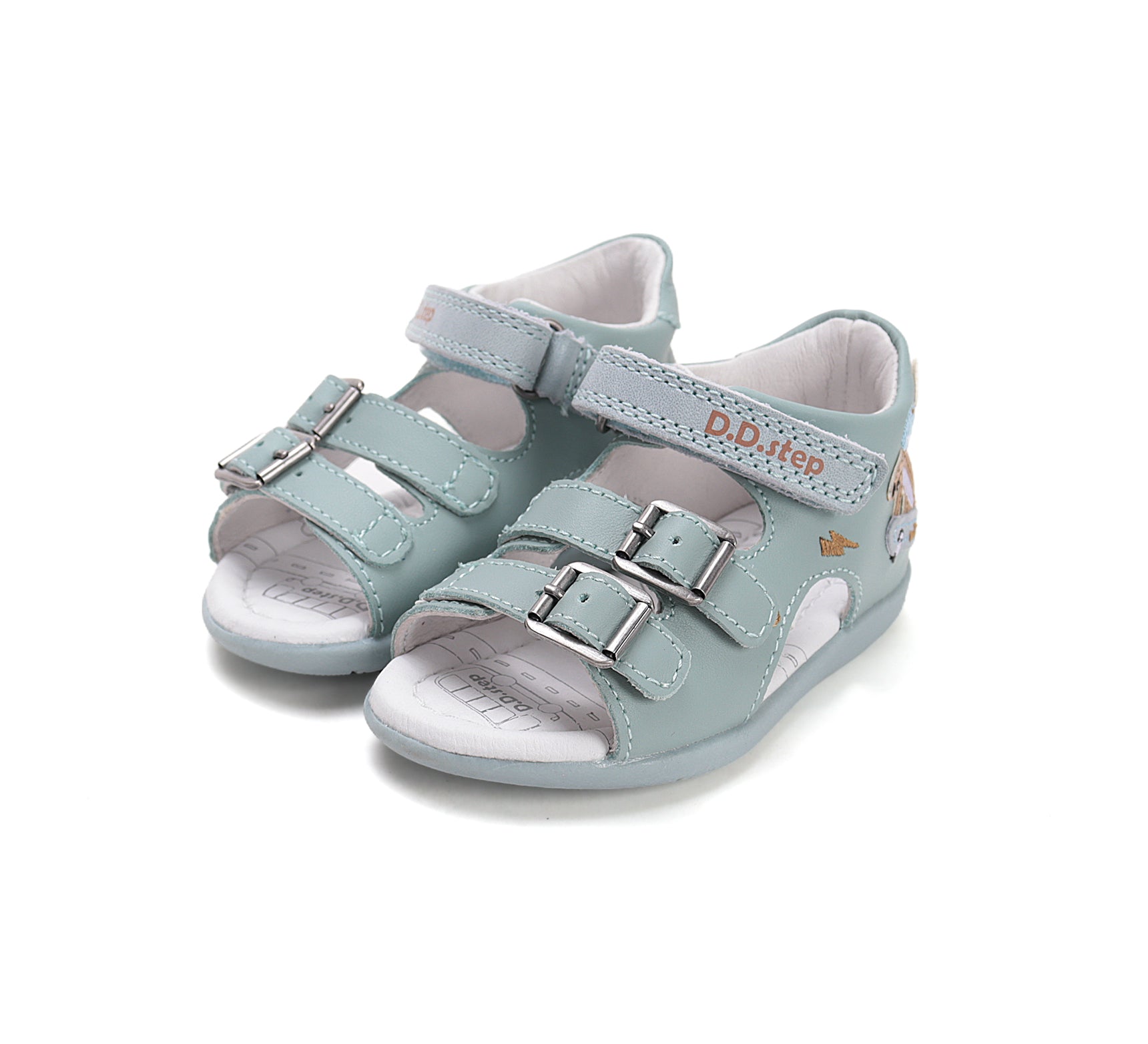 D.D.Step sandale baieti 20-25 Oceanic cu catel