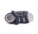 D.D.Step sandale baieti 20-25 Royal Blue cu crocodil