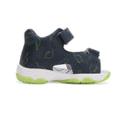 D.D.Step sandale baieti 26-31 Royal Blue cu dino