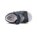 D.D.Step sandale baieti 26-31 Royal Blue cu dino
