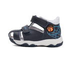 D.D.Step sandale baieti 20-25 Royal Blue cu minge baschet