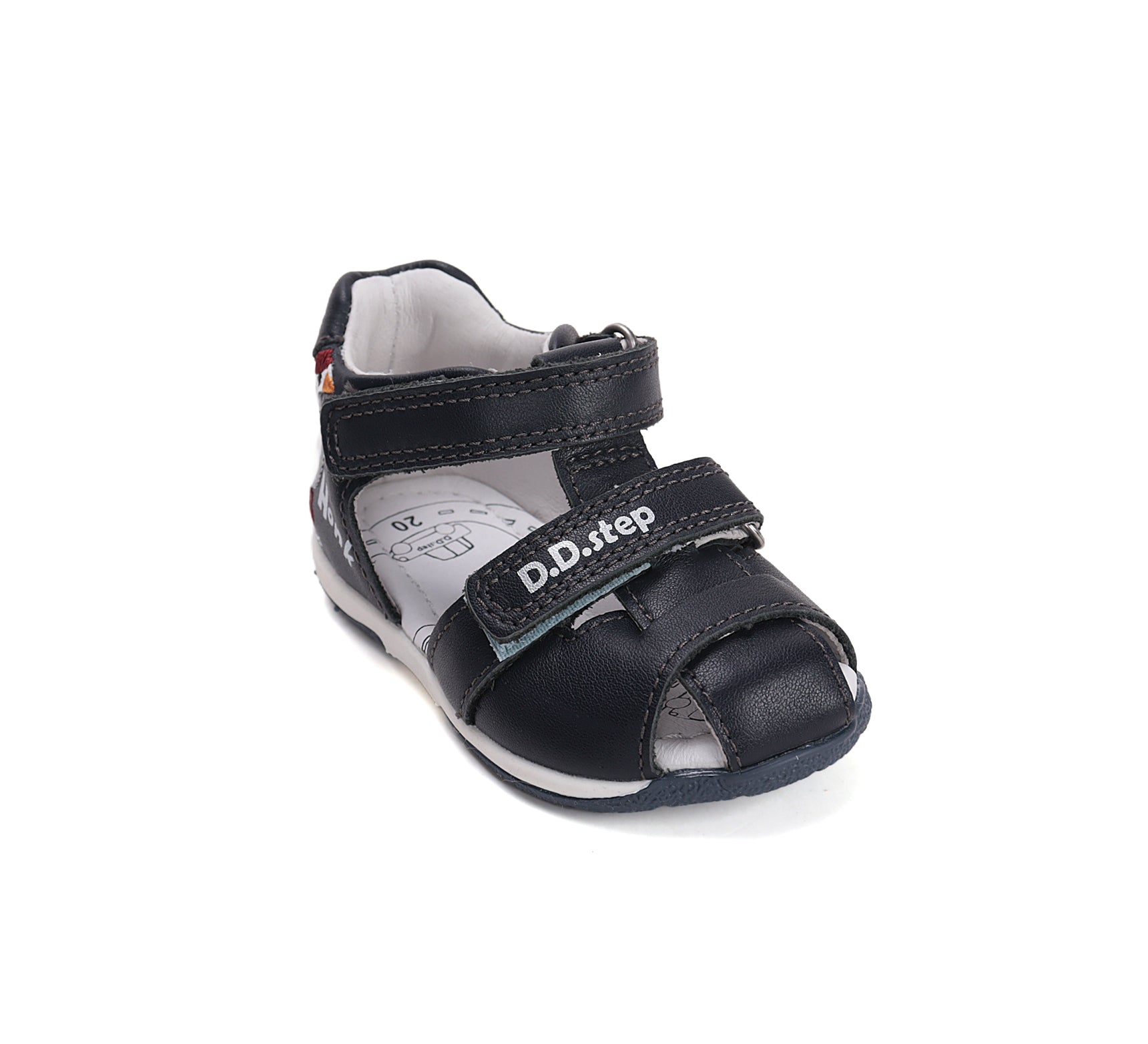 D.D.Step sandale baieti 20-25 Royal Blue cu pusisor