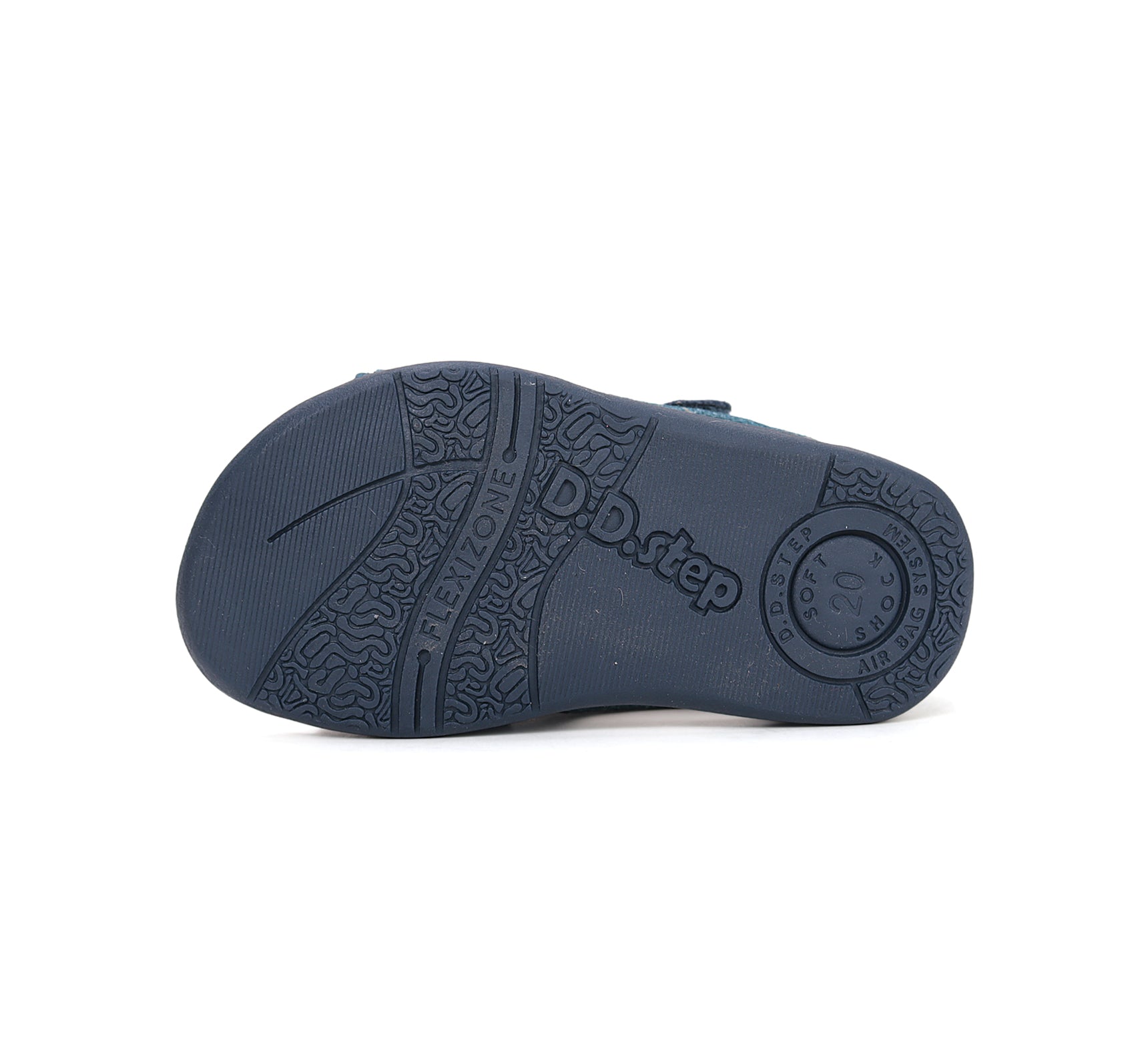D.D.Step sandale baieti 20-25 Royal Blue cu soare