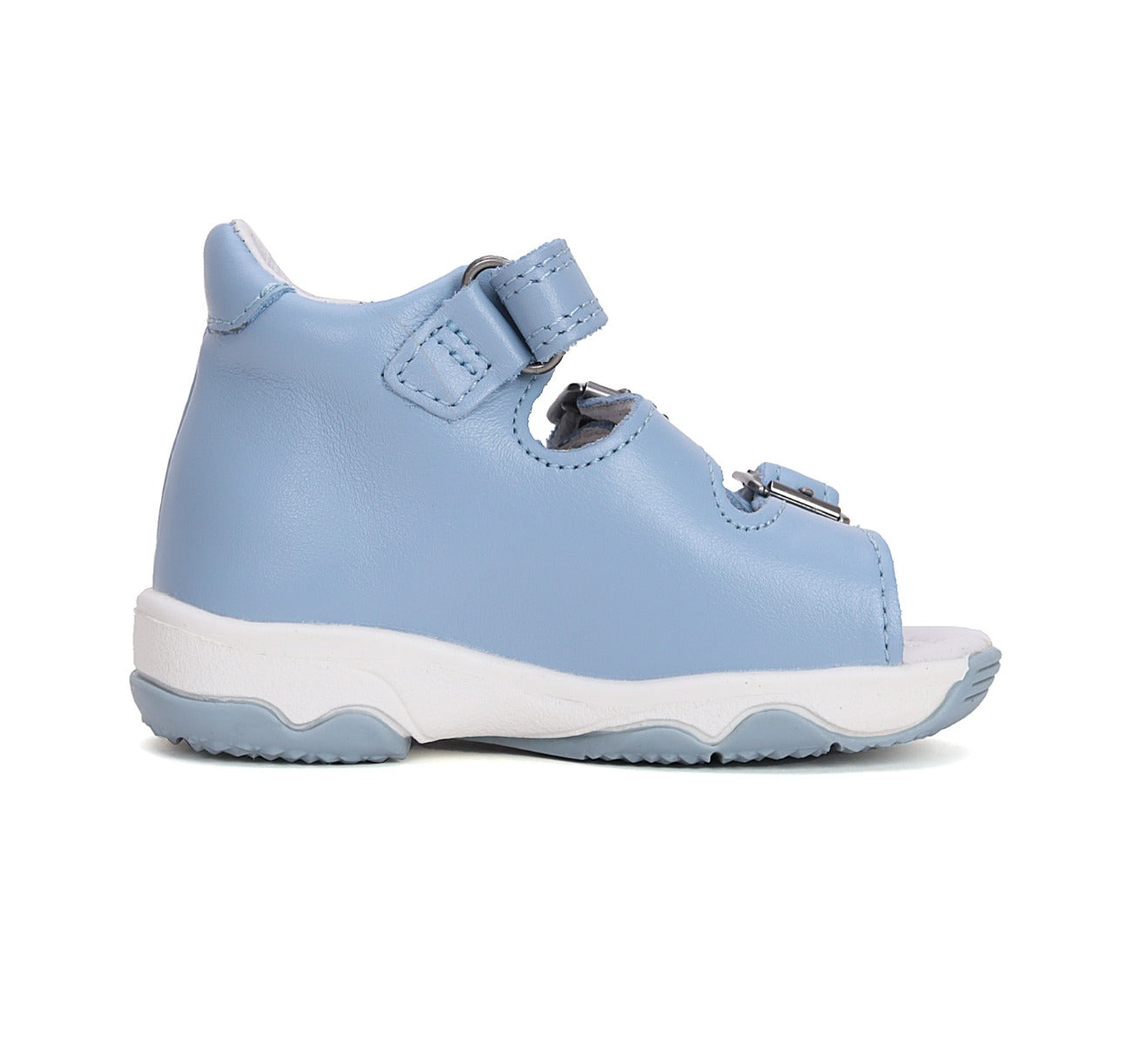 D.D.Step sandale baieti 20-25 Sky Blue cu crocodil