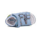 D.D.Step sandale baieti 20-25 Sky Blue cu crocodil
