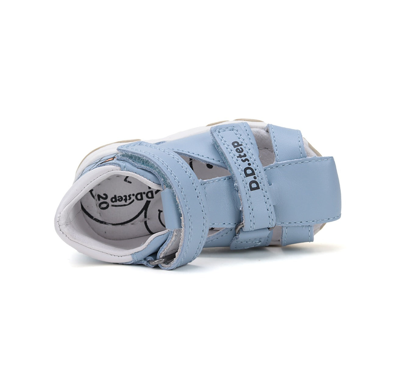 D.D.Step sandale baieti 26-31 Sky Blue cu minge baschet