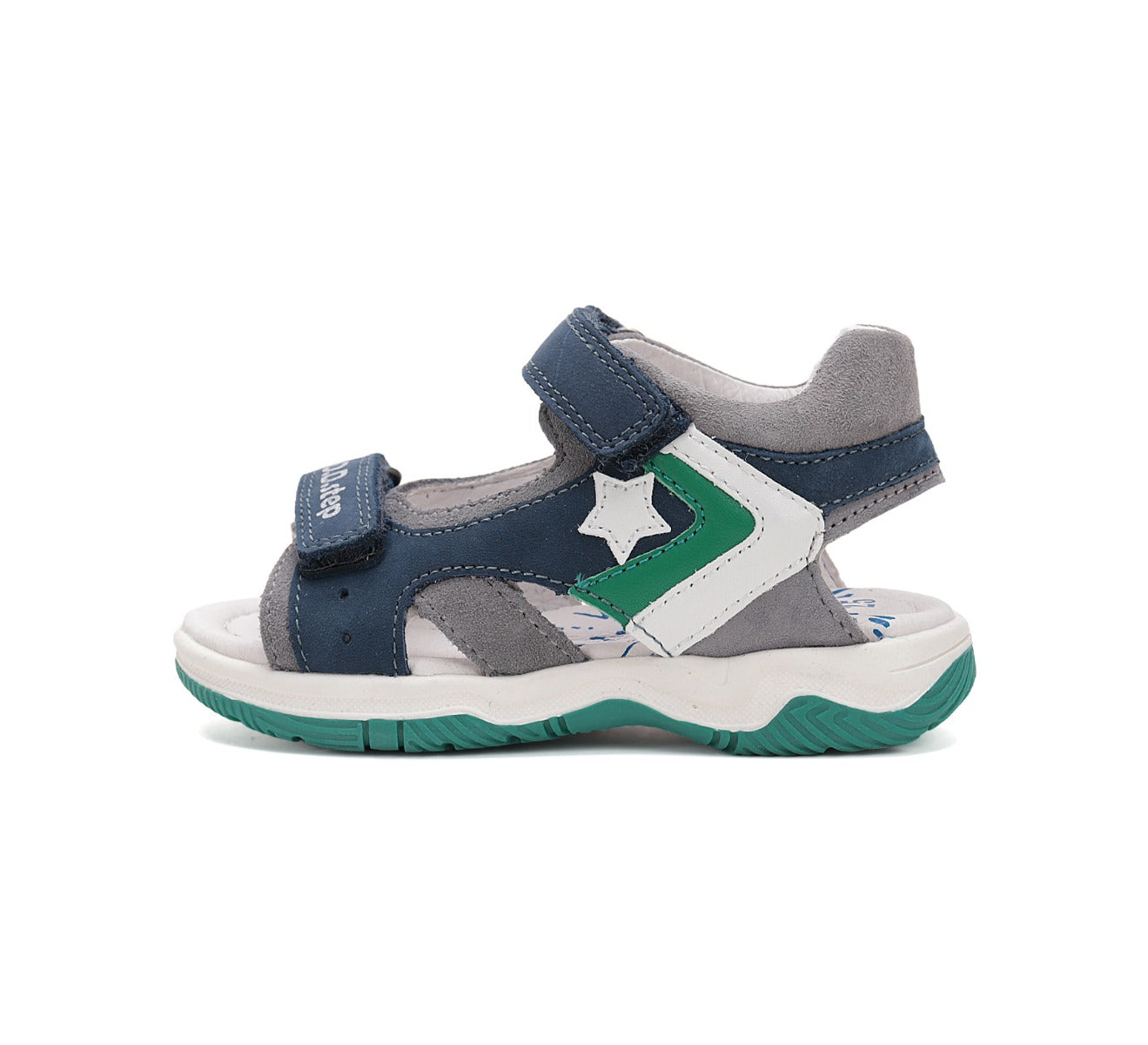 D.D.Step sandale baieti 31-36 Bermuda Blue cu stea