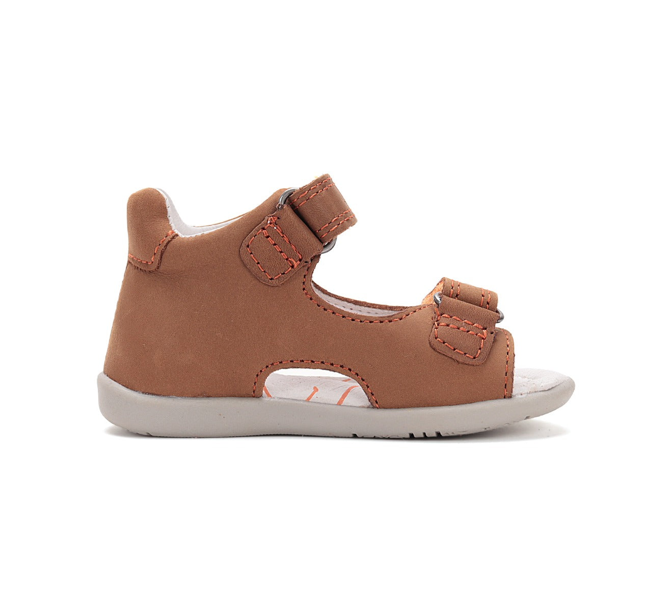 D.D.Step sandale baieti 25-30 Chocolate cu excavator
