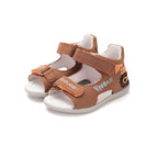 D.D.Step sandale baieti 19-24 Chocolate cu excavator