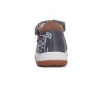 D.D.Step sandale baieti 20-25 Dark Grey cu minge baschet