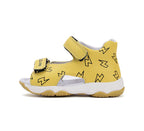 D.D.Step sandale baieti 20-25 Yellow cu fulger