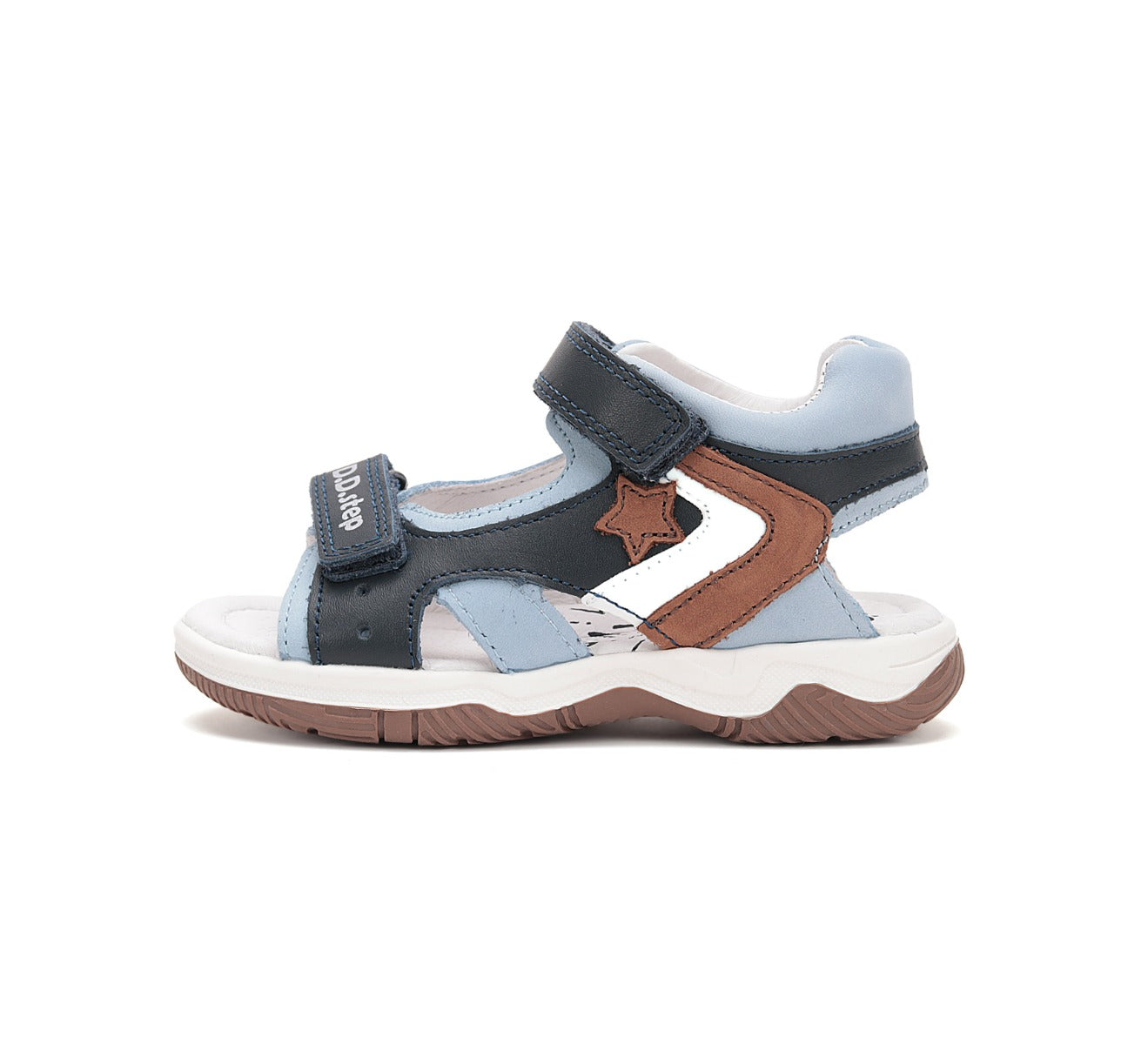 D.D.Step sandale baieti 25-30 Royal Blue cu stea Imagine secundară a produsului