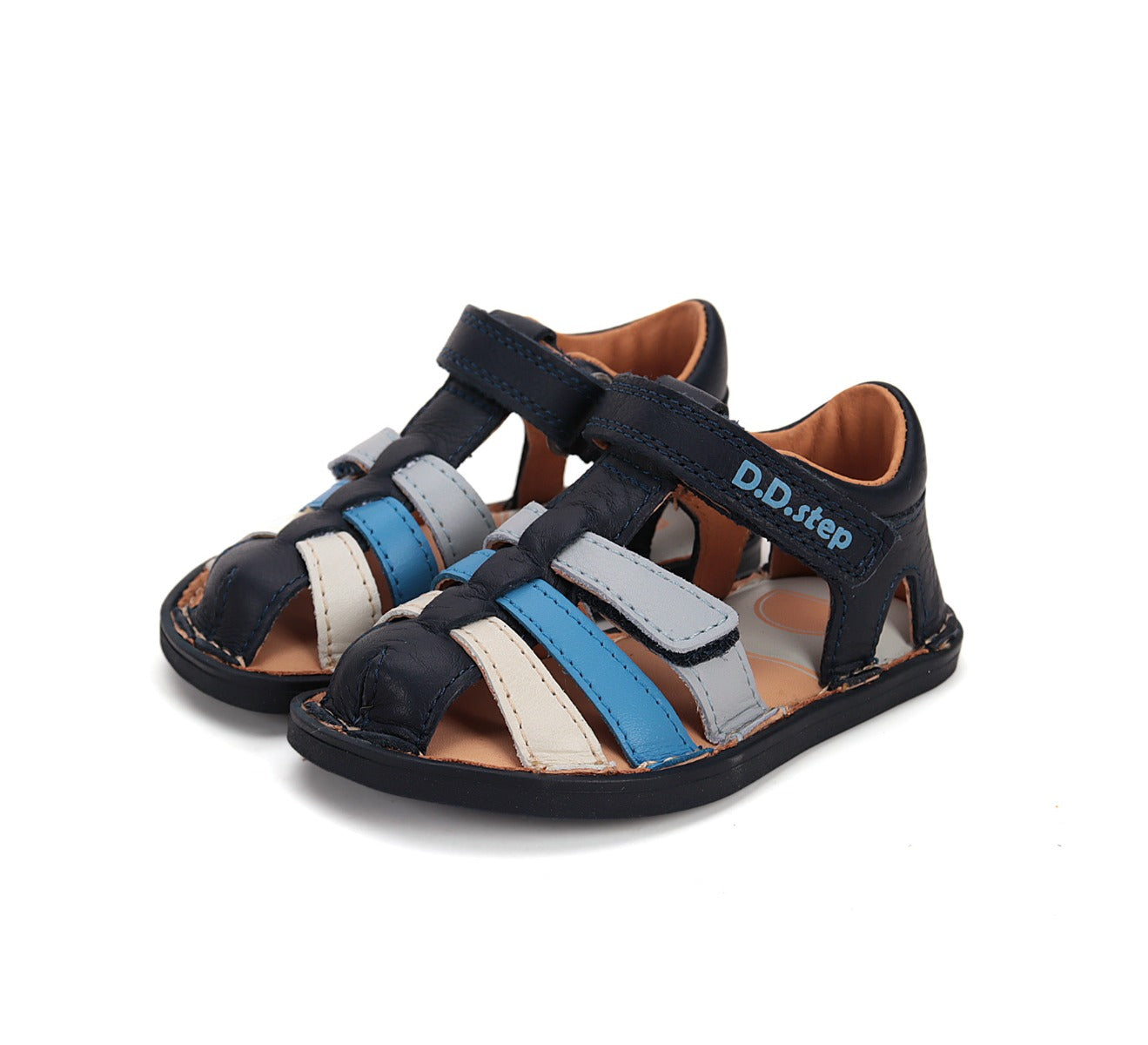 D.D.Step sandale baieti Barefoot 20-25, Royal Blue Imagine principală a produsului