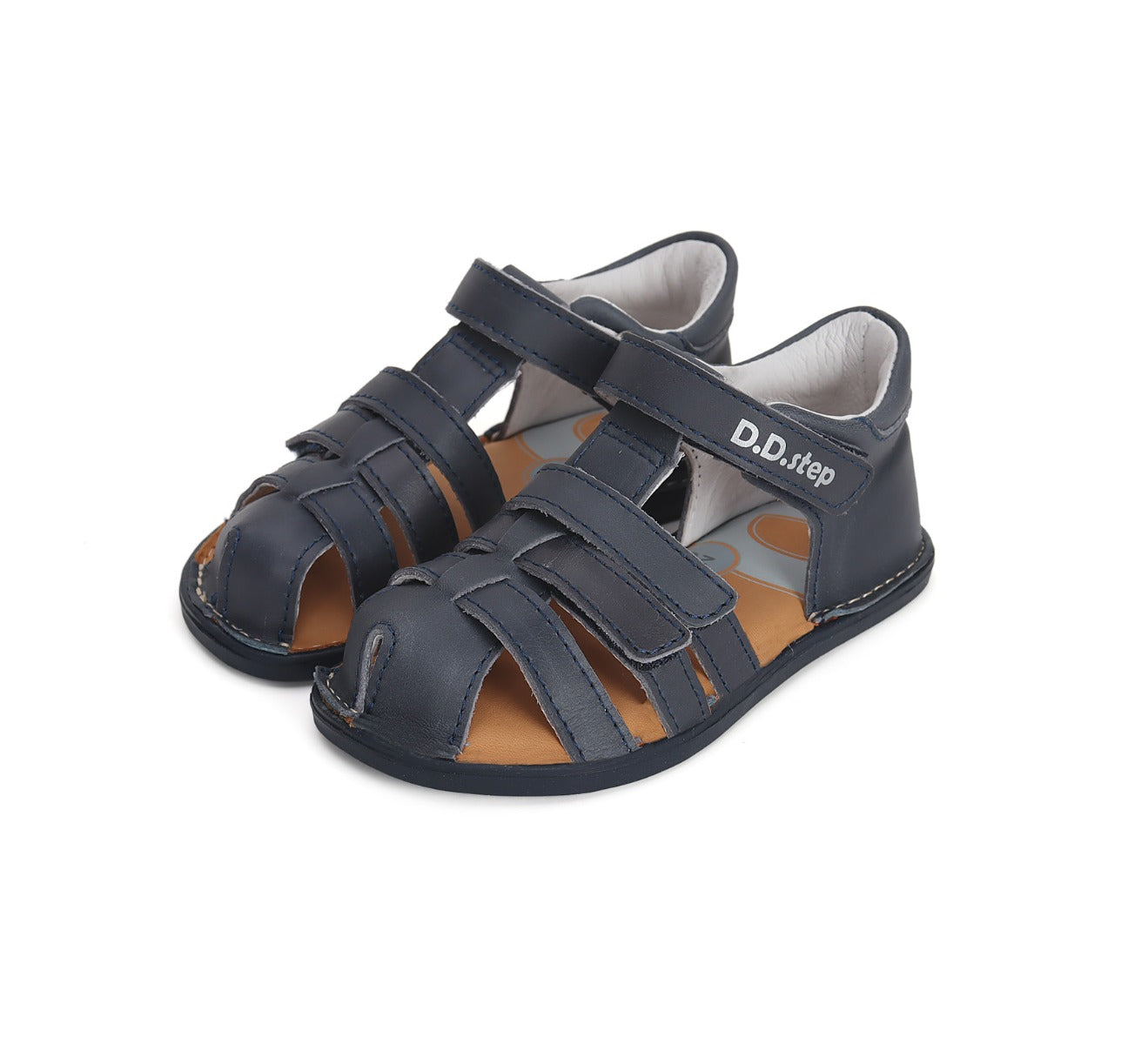 D.D.Step sandale baieti Barefoot 26-30, Royal Blue simplu Imagine principală a produsului