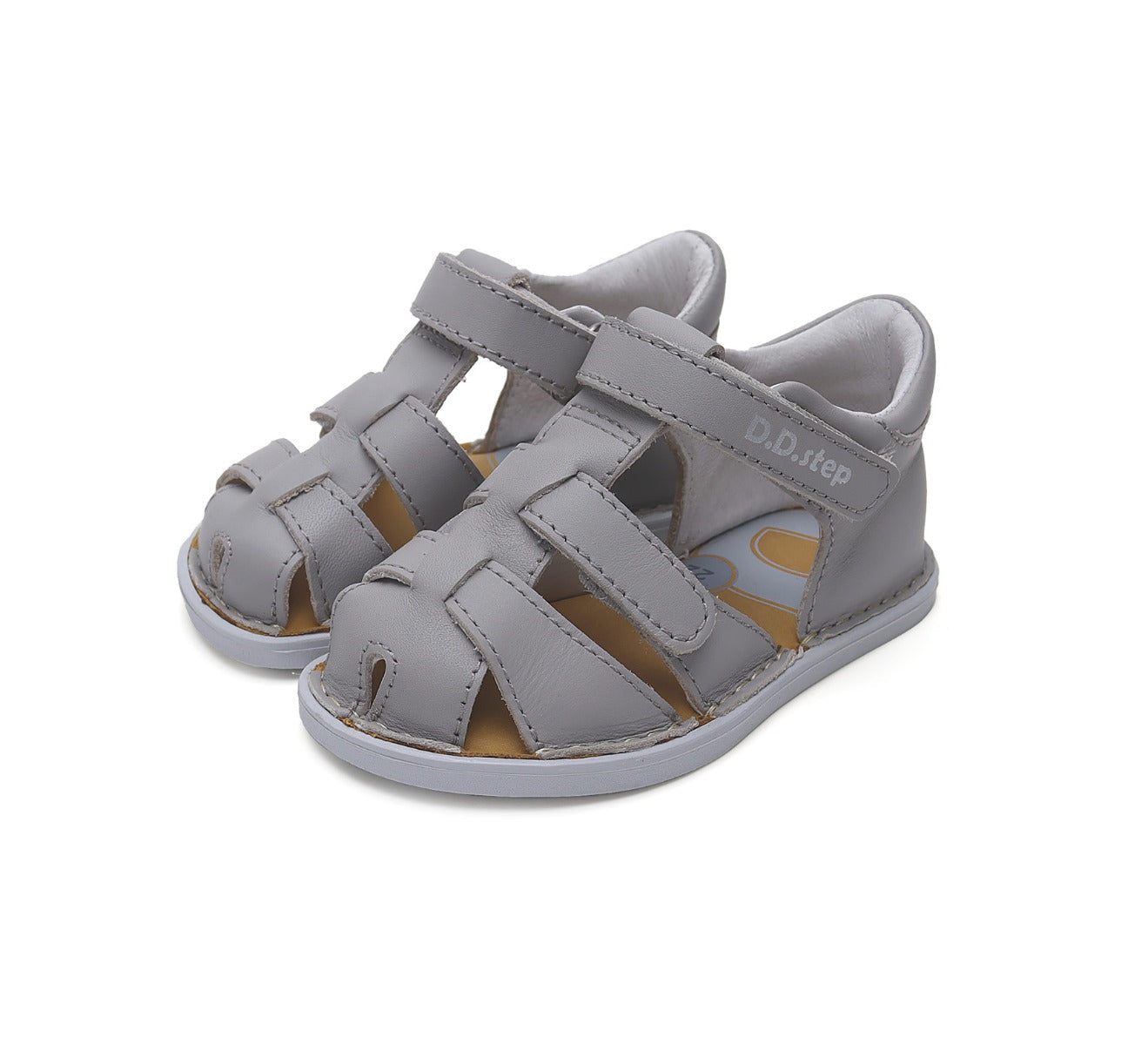 D.D.Step sandale fete Barefoot 26-31, Grey Imagine principală a produsului