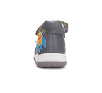 D.D.Step sandale baieti cu LED 20-25 Dark Grey cu naveta