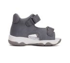 D.D.Step sandale baieti cu LED 20-25 Dark Grey cu naveta