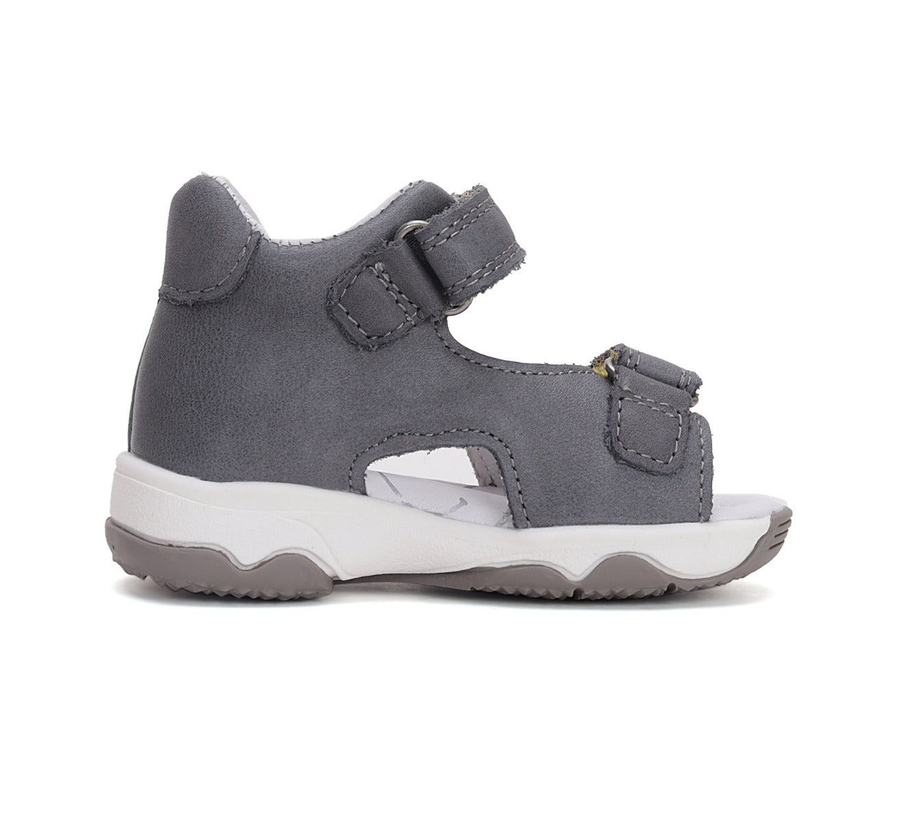 D.D.Step sandale baieti cu LED 20-25 Dark Grey cu naveta