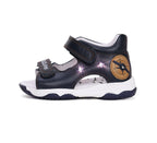 D.D.Step sandale baieti cu LED 20-25 Royal Blue cu busola