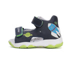 D.D.Step sandale baieti cu LED 26-31 Royal Blue cu naveta