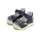 D.D.Step sandale baieti cu LED 26-31 Royal Blue cu naveta