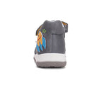 D.D.Step sandale baieti cu LED 26-31 Dark Grey cu naveta