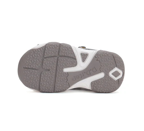 D.D.Step sandale baieti cu LED 26-31 Dark Grey cu naveta