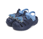 D.D.Step sandale baieti din cauciuc cu LED 26-31, Royal Blue masinuta