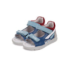 D.D.Step sandale baieti Ponte20 supinati 22-27  Bermuda Blue cu gri