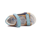 D.D.Step sandale baieti Ponte20 supinati 22-27  Chocolate cu albastru