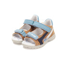 D.D.Step sandale baieti Ponte20 supinati 28-33 Chocolate cu albastru